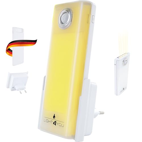 SCHWAIGER 661637 LED Steckdosenlicht Nachtlicht Steckdosenadapter Notfalllicht Taschenlampe Bewegungssensor PIR Akkulicht Nachtleuchte SCHWAIGER 661637 LED Steckdosenlicht Nachtlicht Steckdosenadapter Notfalllicht Taschenlampe Bewegungssensor PIR Akkulicht Nachtleuchte von SCHWAIGER