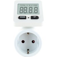SCHWAIGER Energiekostenmessgerät, mit flexiblem Display - weiss von SCHWAIGER