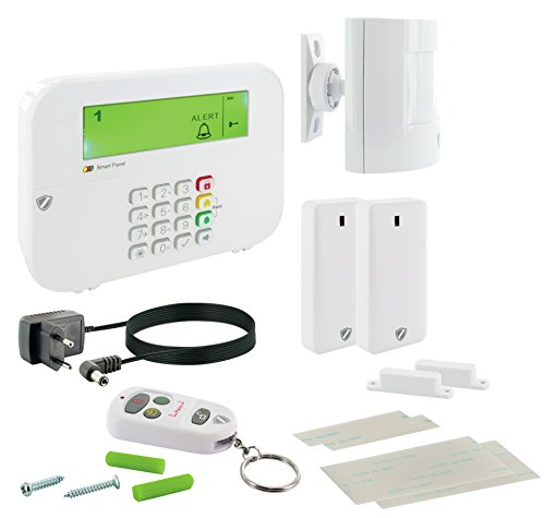 SCHWAIGER -HG1000- Funk-Alarm-System | Alarmanlage fürs Haus | Sirene | mit Fernbedienung | Einbruchschutz | Fenster-Sicherung | Tür-Sicherung | Green Guard von SCHWAIGER