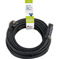 SCHWAIGER Kabel, Haushaltsstecker, 20 m - schwarz von SCHWAIGER