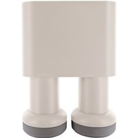 SCHWAIGER LNB (Low Noise Block), Universal monoblock Twin-LNB mit Wetterschutzabdeckung von SCHWAIGER