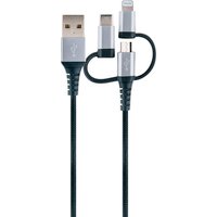 SCHWAIGER Ladekabel, Universal Sync Kabel 3-in-1 1,5 m, schwarz SCHWAIGER Ladekabel, Universal Sync Kabel 3-in-1 1,5 m, schwarz von SCHWAIGER