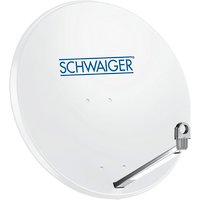 SCHWAIGER Offset Antenne, max. 38,5 db, Hellgrau von SCHWAIGER