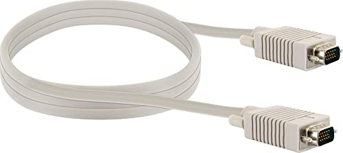 SCHWAIGER ck742531 1.8 m VGA (D-Sub) VGA (D-Sub) grau Kabel VGA – Kabel VGA (1,8 m, VGA (D-Sub), VGA (D-Sub), männlich, männlich, grau) von SCHWAIGER