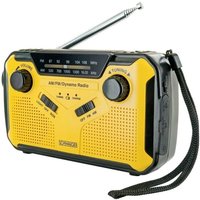 Schwaiger - Outdoorradio ukw, am, fm Handkurbel, Solarpanel, spritzwassergeschützt, stoßfest, Tasch von SCHWAIGER