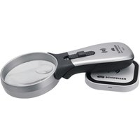 SCHWEIZER Handleuchtlupe Tech-Line Induktion Vergr.8x LED Linsen-Ø 30mm von SCHWEIZER