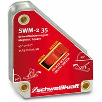 Schweißkraft Schweißwinkelmagnet SWM-2 Haltekraft magnetisch 35 kg für Bleche von SCHWEISSKRAFT