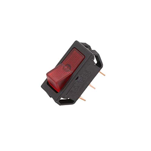 R13-249B-01-BR ROCKER SPST Pos: 2 OFF-ON 20A/12VDC rot Neonleuchte 50mΩ SCI von SCI