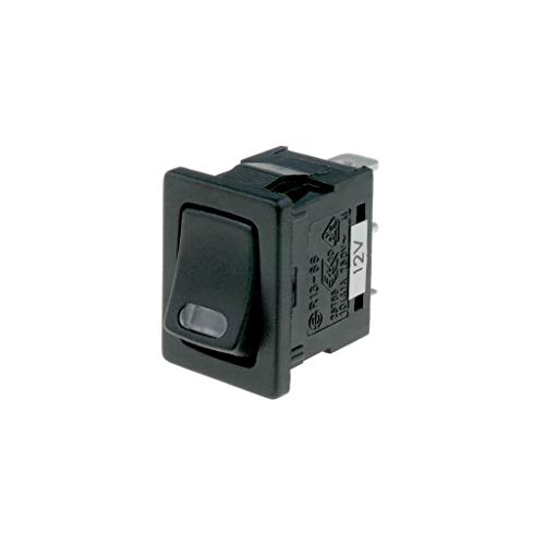 R13-66LF-02-BBR-L1 ROCKER SPST Pos: 2 OFF-(ON) 16A/12VDC schwarz 50mΩ UL94V-2 SC von SCI