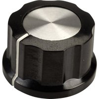 SCI - RN-99D(6.4mm) RN-99D(6.4mm) Drehknopf Schwarz, Weiß (ø x h) 26.8 mm x 15.8 mm 1 St. von SCI