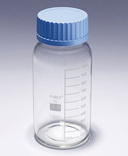 SCILABWARE 002006 Weithalsflaschen Pyrexflaschen ohne Deckel, Fassungsvermögen 2000 ml, 10 Stück von SCILABWARE