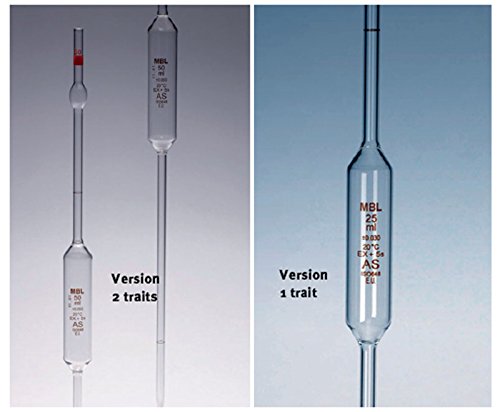 SCILABWARE 232700 Klasse AS Glaspipetten AS - 1 Mark - Füllmenge 100 ml (2 Stück) von SCILABWARE