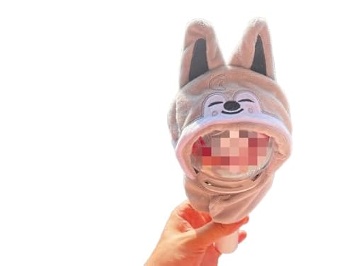 SKZ-oo Light Stick Cape Stray-kids Light Stick Plüschhülle 'STAY' Bangchan Hyunjin HAN SKZ Niedliche Unterstützung Abdeckung (Wolf Chan) von SCISSH