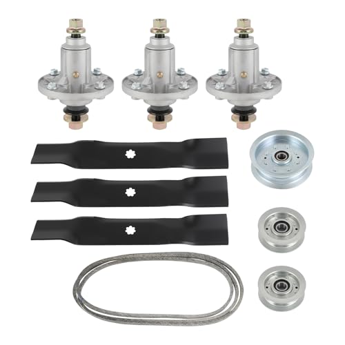 SCITOO Deck Rebuild Kit, 48 Rasenmäher Deck Teile Rebuild Kit Kompatibel für John Deere 145 D140 D150 D155 D160 LA145 LA155 LA165 X140 X165 von SCITOO