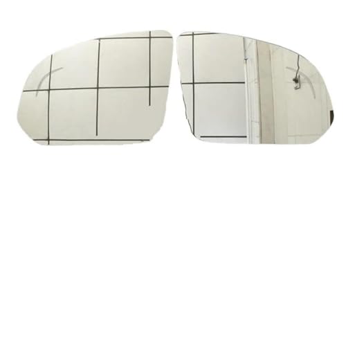 SCKCPNHNPP Außenspiegel Glas Für Volvo Für XC40 2020-2023 Links Rechts 2PCS Beheizte Auto Blind Spot Warnung BSM Seite Spiegel Glas Spiegelglas Ersatz(A Pair) von SCKCPNHNPP