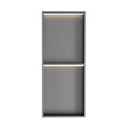 SCLHouiX Duschnische-Einsatzfliesen bereit, Edelstahl eingebrauchtes Wandregal für Badezimmerlager, Beleuchtung Wasserproo-F Keine Fliesen-D-Badezimmerschrank Organizer, Grey-700x280x125mm SCLHouiX Duschnische-Einsatzfliesen bereit, Edelstahl eingebrauchtes Wandregal für Badezimmerlager, Beleuchtung Wasserproo-F Keine Fliesen-D-Badezimmerschrank Organizer, Grey-700x280x125mm von SCLHouiX