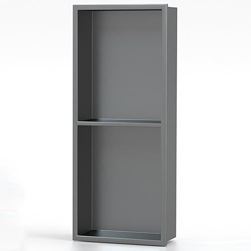 SCLHouiX Edelstahl-Badezimmernische, einteiliger Metalllagerständer, eingebettete Fernseher-Trennwandschränke für Wohnzimmer Schlafzimmer, rot-70x28x12.5cm/2.29x0.91x0.41ft SCLHouiX Edelstahl-Badezimmernische, einteiliger Metalllagerständer, eingebettete Fernseher-Trennwandschränke für Wohnzimmer Schlafzimmer, rot-70x28x12.5cm/2.29x0.91x0.41ft von SCLHouiX