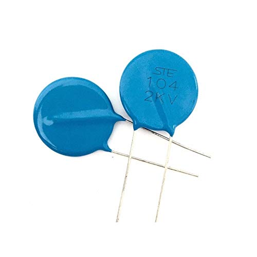 5 Stück Keramikscheibenkondensator 2000 V 2 kV 104 100000 PF 100 NF 0,1 uF Hochspannung Industrial Electrical capacitors von SCLOBO