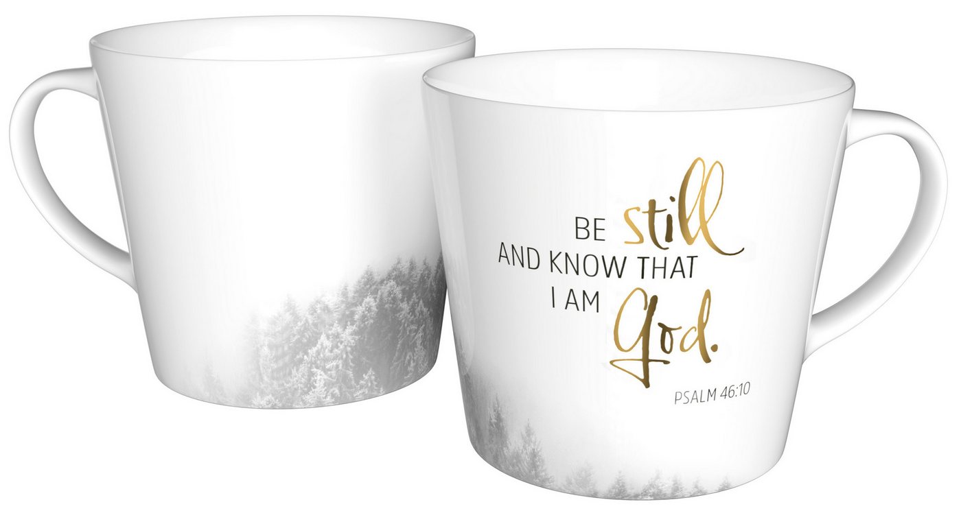 SCM Verlag Tasse Tasse "Be still and know" - Golddekor SCM Verlag Tasse Tasse "Be still and know" - Golddekor von SCM Verlag