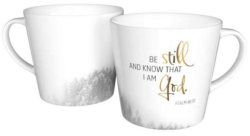 SCM Verlag Tasse Tasse "Be still and know" - Golddekor SCM Verlag Tasse Tasse "Be still and know" - Golddekor von SCM Verlag