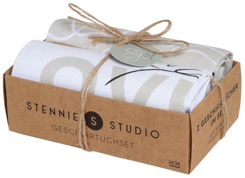 Geschirrtuchset - Stennie Studio von SCM COLLECTION