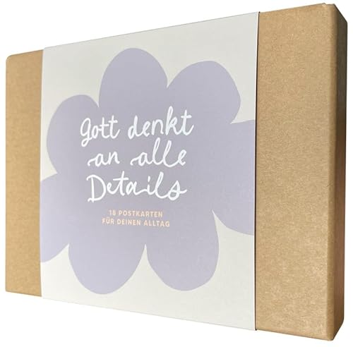 SCM Gott denkt an alle Details: 18 Postkarten für deinen Alltag von SCM COLLECTION