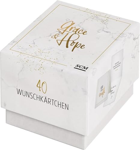 Grace & Hope - 40 Wunschkärtchen von SCM COLLECTION