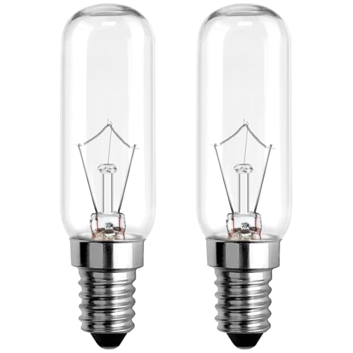 SCNNC E14 Dunstabzugsbirne 220V T22 Dimmbar, 320LM Warmweiß 2700K, E14 Kleine Schraubsockel Pygmäenlampen für Dunstabzugshaube, Kühlschrank, Deckenleuchte, 2 Stück von SCNNC