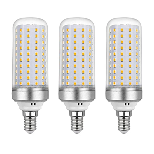 E14 Maiskolben LED Glühbirne 20W, AC175-265V, 2200lm Warmweiß 3000K, Nicht Dimmbar, Entspricht 200W Glühlampe, E14 LED Mais Birnen für Wandlampe, Stehlampe, Kronleuchter, 3 Stück von SCNNC