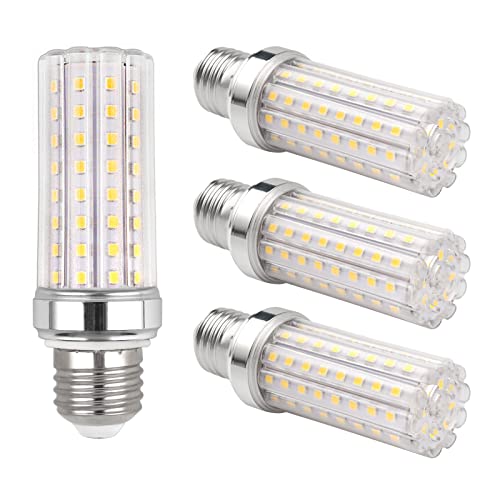 E27 Maiskolben LED Glühbirne 15W, 220-240V, Nicht Dimmbar, 2000LM Warmweiß 3000K, Entspricht 120W~150W Glühlampe, E27 LED Mais für Wandlampe, Stehlampe, Kronleuchter, Schreibtischlampe, 4 Stück von SCNNC