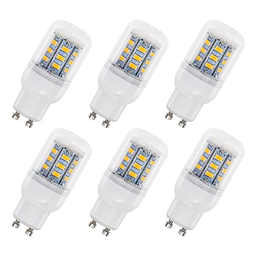 SCNNC LED Leuchtmittel GU10 Röhre 4W 230V, 400LM Neutralweiß 4000K, Nicht Dimmbar, Ersatz 40W Halogenlampen, 24 SMD 5730 LED GU10 Röhre für Deckenleuchte, Wandleuchte, 6 Stück von SCNNC