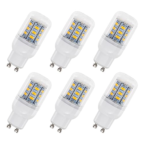 LED Leuchtmittel GU10 Röhre 4W 230V, 400LM Neutralweiß 4000K, Nicht Dimmbar, Ersatz 40W Halogenlampen, 24 SMD 5730 LED GU10 Röhre für Deckenleuchte, Wandleuchte, 6 Stück von SCNNC