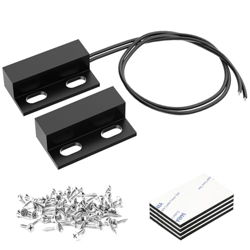 SCOOYUCK 2 Sätze NO Magnetschalter Magnetischer Türsensor Normalerweise Offen Magnetischer Reedschalter von SCOOYUCK