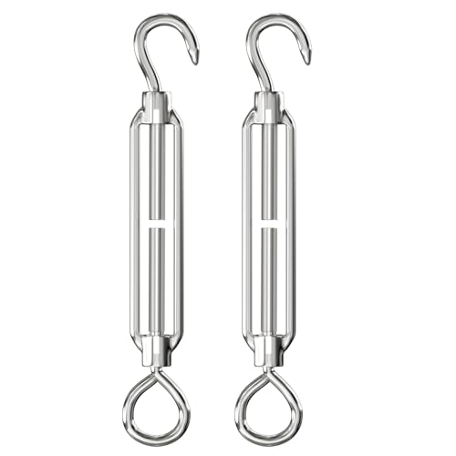 SCOOYUCK 2 Stück M6 Spannschloss, 304 Edelstahl Drahtseil Spanner, Erstellbare Spannschloss von SCOOYUCK