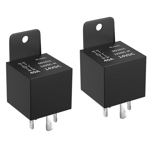 SCOOYUCK 2 Stück Relais 12V 40A 4 polig Normalerweise Offen kfz Relais SCOOYUCK 2 Stück Relais 12V 40A 4 polig Normalerweise Offen kfz Relais von SCOOYUCK