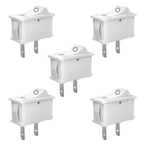 SCOOYUCK 5 Stücke Wippschalter, Mini SPST 10mm x 15mm 2 Polig ON/OFF 12V 24V 125V 250V Kippschalter, für Auto Boot Haushaltsgeräte SCOOYUCK 5 Stücke Wippschalter, Mini SPST 10mm x 15mm 2 Polig ON/OFF 12V 24V 125V 250V Kippschalter, für Auto Boot Haushaltsgeräte von SCOOYUCK