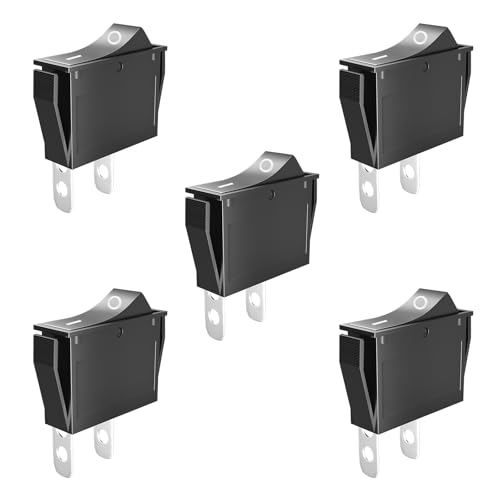 SCOOYUCK 5 Stücke Wippschalter, SPST 13.5mm x 30mm 2 Polig ON/OFF 12V 24V 125V 250V Kippschalter, für Auto Boot Haushaltsgeräte SCOOYUCK 5 Stücke Wippschalter, SPST 13.5mm x 30mm 2 Polig ON/OFF 12V 24V 125V 250V Kippschalter, für Auto Boot Haushaltsgeräte von SCOOYUCK