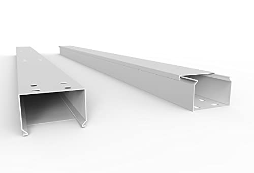 SCOS Smartcosat SCOSKK118 30 m Kabelkanal (L x B x H 2000 x 60 x 40mm, PVC, Kabelleiste, Schraubbar) weiß von SCOS Smartcosat