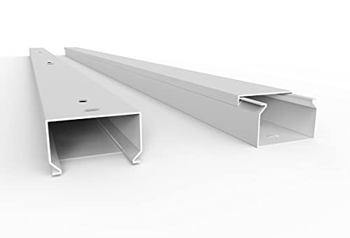 SCOS Smartcosat SCOSKK147 50 m Kabelkanal (L x B x H 2000 x 40 x 25 mm, PVC, Kabelleiste, Schraubbar) weiß von SCOS Smartcosat
