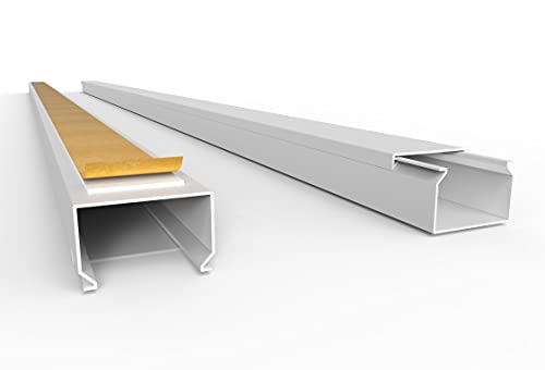 SCOS Smartcosat SCOSKK39 10 m Kabelkanal (L x B x H 2000 x 30 x 20 mm, PVC, Kabelleiste, Selbstklebend) weiß von SCOS Smartcosat