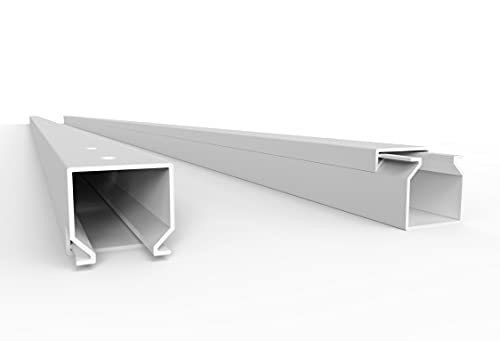 SCOS Smartcosat SCOSKK47 10 m Kabelkanal (L x B x H 2000 x 16 x 16 mm, PVC, Kabelleiste, Schraubbar) weiß von SCOS Smartcosat