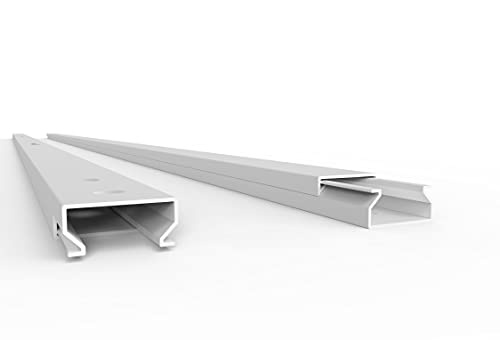 SCOS Smartcosat SCOSKK49 10 m Kabelkanal (L x B x H 2000 x 20 x 13 mm, PVC, Kabelleiste, Schraubbar) weiß von SCOS Smartcosat
