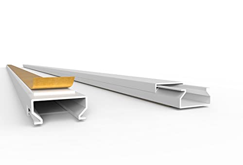 SCOS Smartcosat SCOSKK66 20 m Kabelkanal (L x B x H 2000 x 20 x 10 mm, PVC, Kabelleiste, Selbstklebend) weiß von SCOS Smartcosat