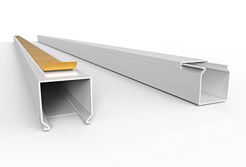 SCOS Smartcosat SCOSKK69 20 m Kabelkanal (L x B x H 2000 x 25 x 25 mm, PVC, Kabelleiste, Selbstklebend) weiß von SCOS Smartcosat