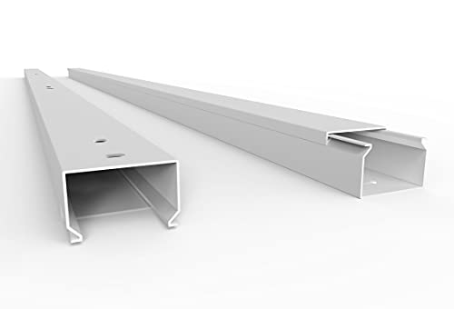 SCOS Smartcosat SCOSKK83 20 m Kabelkanal (L x B x H 2000 x 30 x 20 mm, PVC, Kabelleiste, Schraubbar) weiß von SCOS Smartcosat