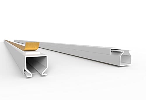 SCOS Smartcosat SCOSKK94 30 m Kabelkanal (L x B x H 2000x 12 x 12 mm, PVC, Kabelleiste, Selbstklebend) weiß von SCOS Smartcosat