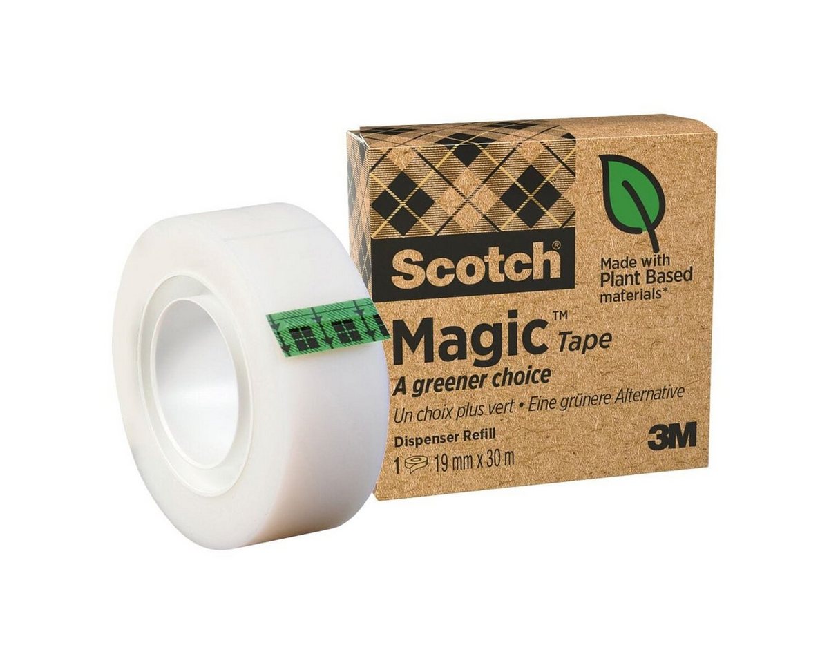 SCOTCH Klebeband Magic Tape (1-St) 19 mm/30 m, beschriftbar von SCOTCH