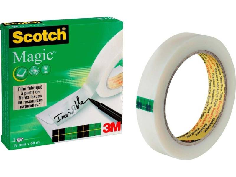 SCOTCH Klebeband Scotch Klebeband 'Magic' unsichtbar 19 mm x 66 m (1-St) von SCOTCH