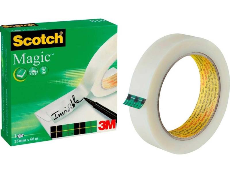 SCOTCH Klebeband Scotch Klebeband 'Magic' unsichtbar 25 mm x 66 m (1-St) von SCOTCH