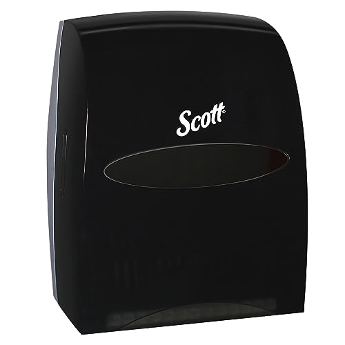 Scott Essential Hard Roll Paper Towel Dispenser (46253), Fast Change, 12.63 x 16.13 x 10.2, Smoke (Black) von SCOTT PROFESSIONAL